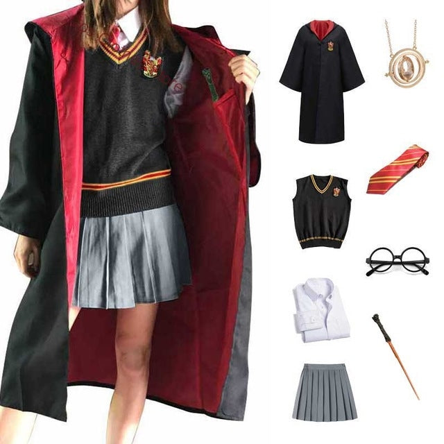 Harry Potter Cosplay Kostüm | Griffindor, Slytherin, Ravenclaw & Hufflepuff