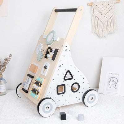 Laufen-lernen-Wagen / Aktivitätsbrett für Kleinkinder - Busy Board - Montessori - Baby walker - RockYourTrade