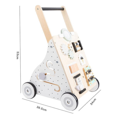 Laufen-lernen-Wagen / Aktivitätsbrett für Kleinkinder - Busy Board - Montessori - Baby walker - RockYourTrade